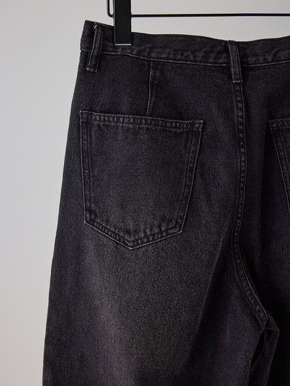 YENN TUCK BELT DENIM PT Y262-31064