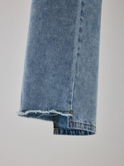 YENN TUCK BELT DENIM PT Y262-31064