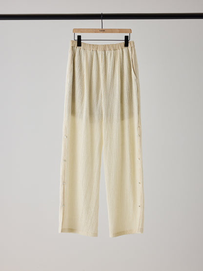 【予約販売】YENN SIDE EYELET PANTS Y262-32056