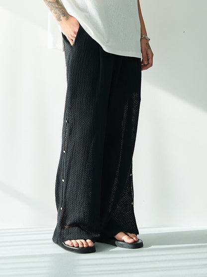 【予約販売】YENN SIDE EYELET PANTS Y262-32056