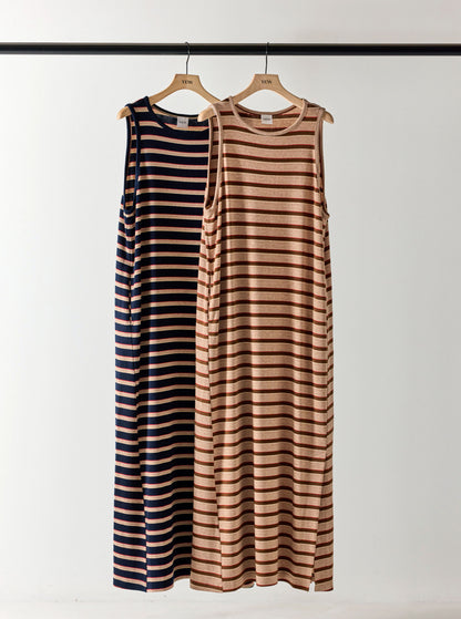 【予約販売】YENN STRIPE JERSEY DRESS Y262-51049