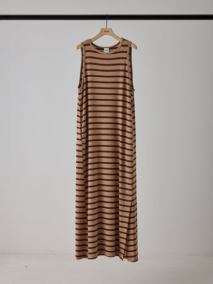 【予約販売】YENN STRIPE JERSEY DRESS Y262-51049