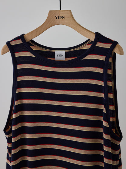 【予約販売】YENN STRIPE JERSEY DRESS Y262-51049