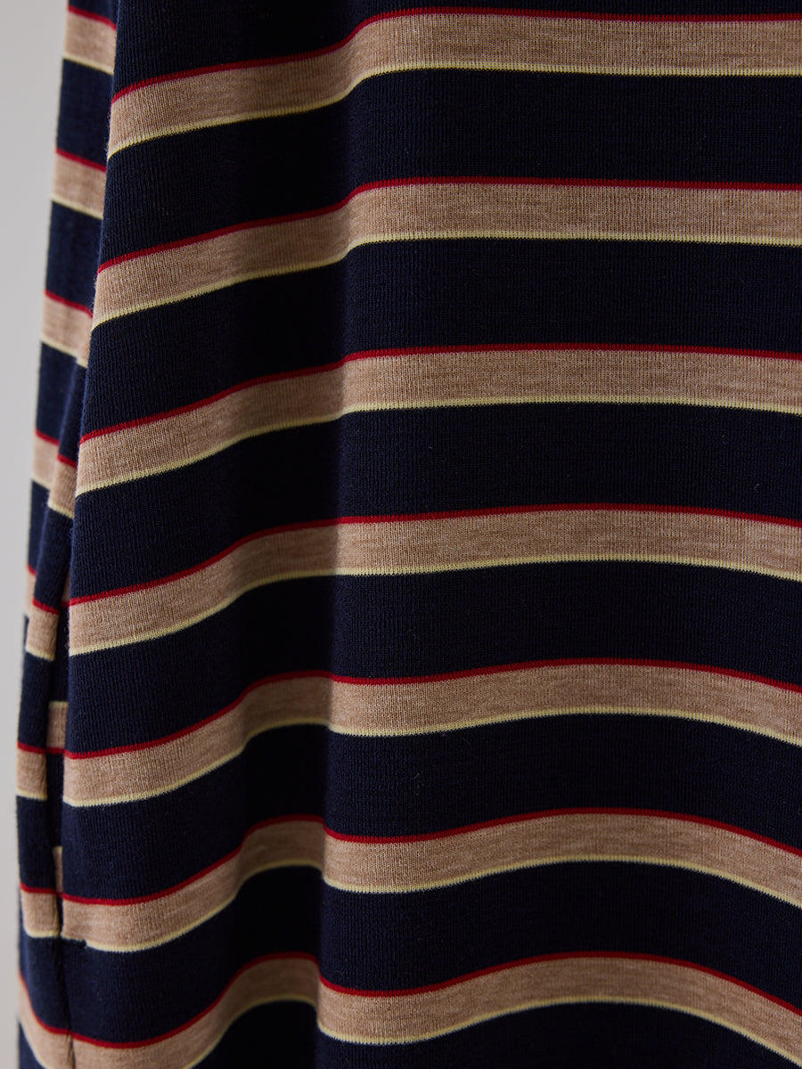 【予約販売】YENN STRIPE JERSEY DRESS Y262-51049