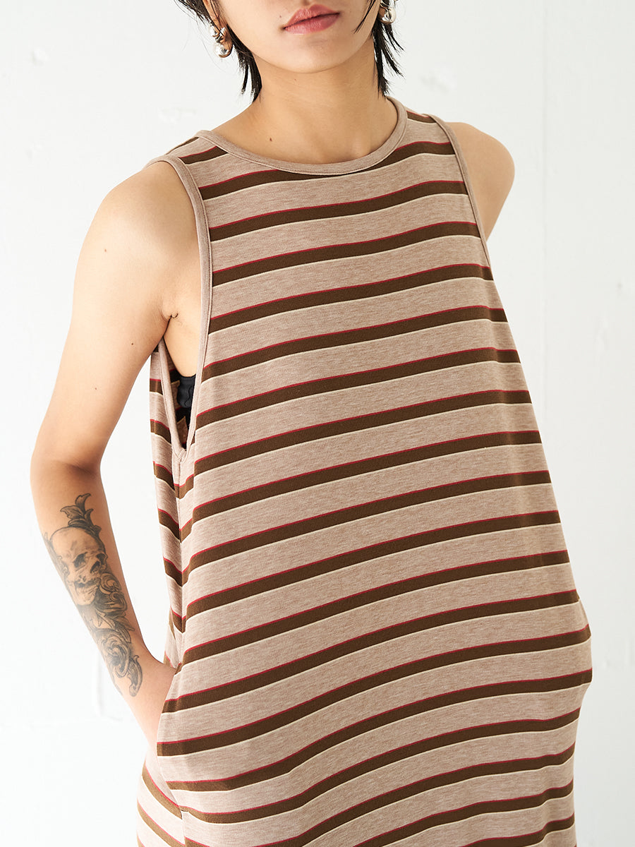 【予約販売】YENN STRIPE JERSEY DRESS Y262-51049