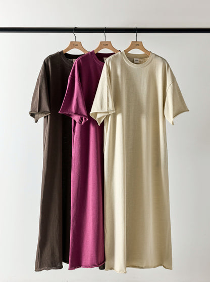 【予約販売】YENN LINEN TOUCH T DRESS Y262-51054