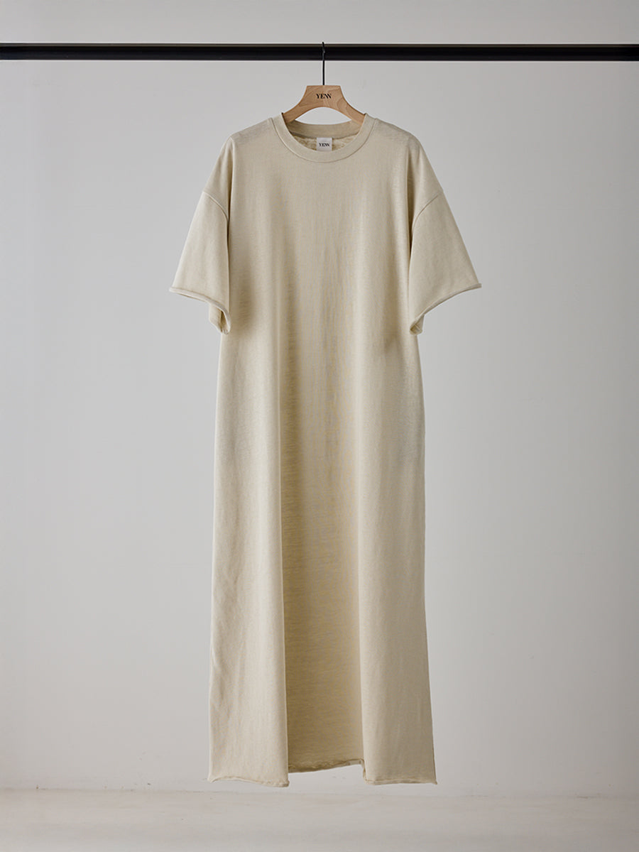 【予約販売】YENN LINEN TOUCH T DRESS Y262-51054