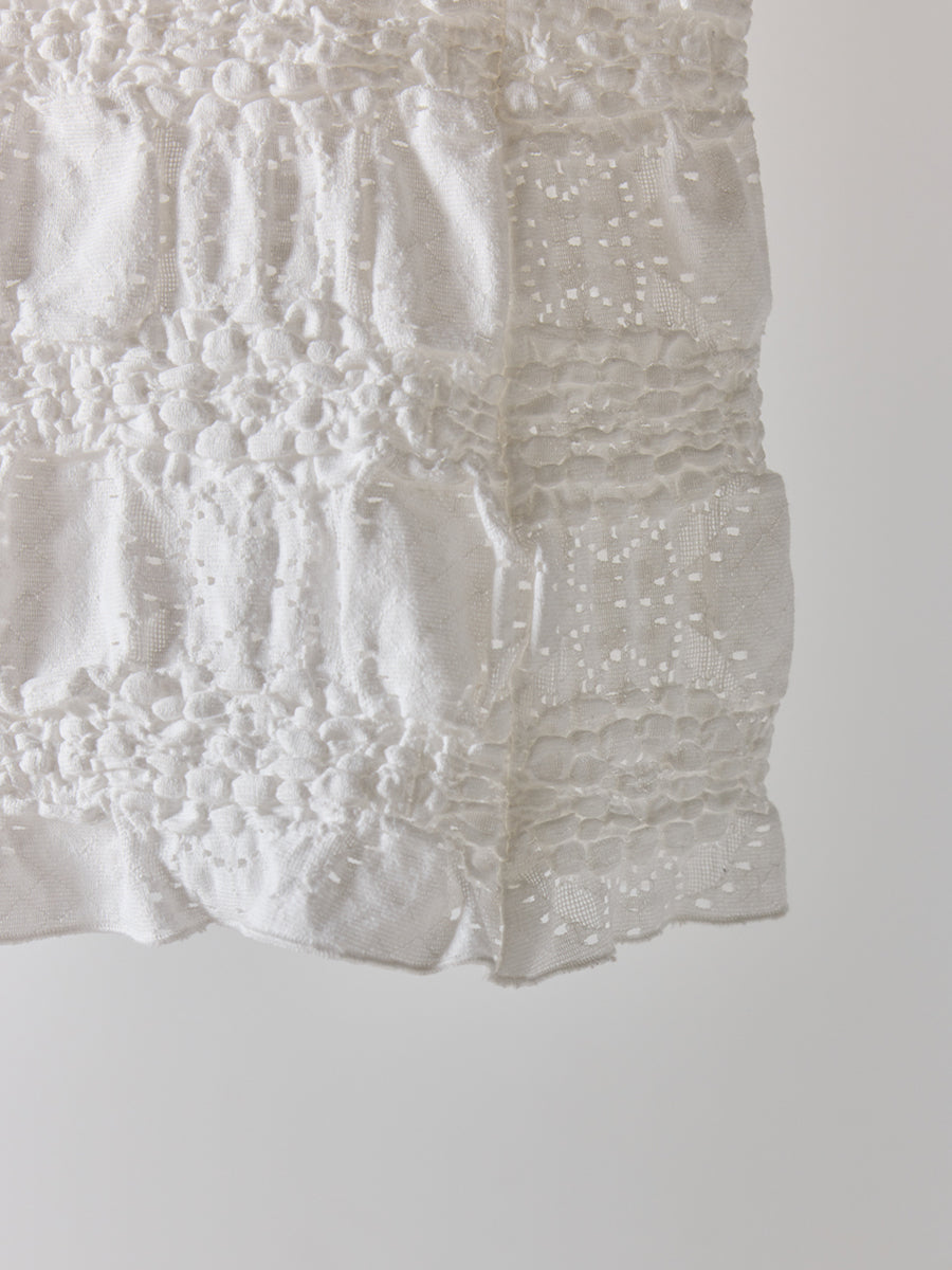 【予約販売】YENN SHRUNK LACE TANKTOP Y262-81053