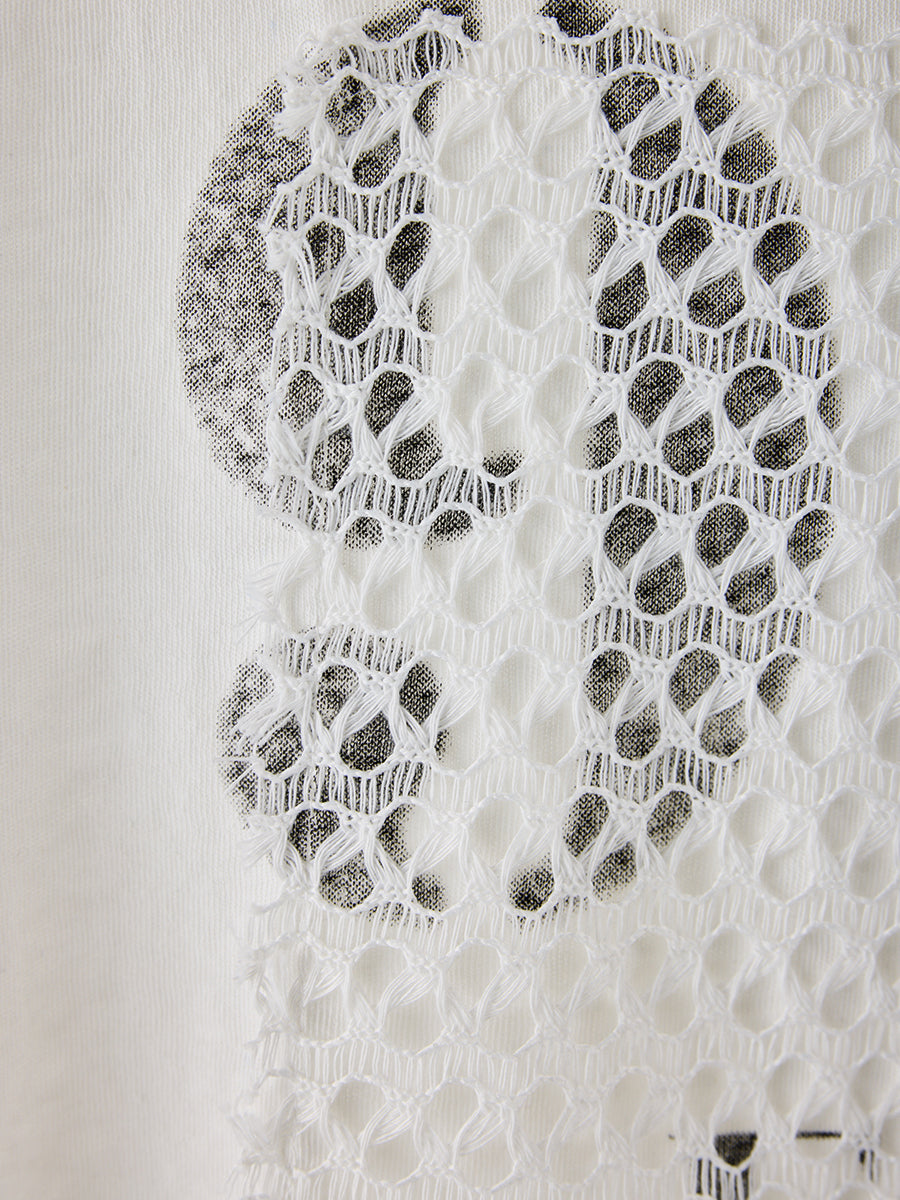 【予約販売】YENN LACE FRAME LOGO TEE Y262-81057