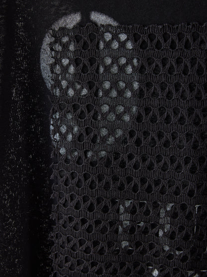 【予約販売】YENN LACE FRAME LOGO TEE Y262-81057