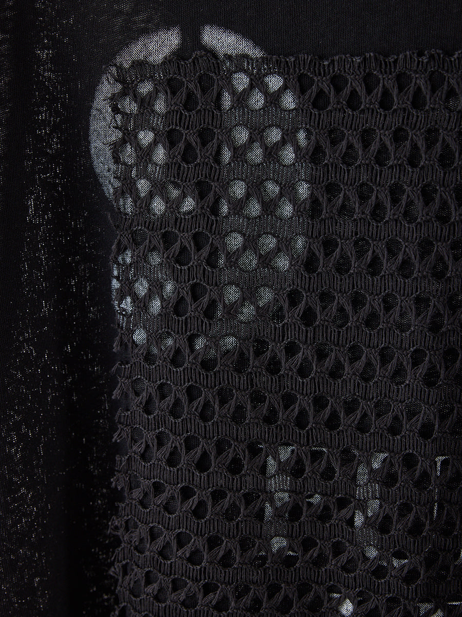 【予約販売】YENN LACE FRAME LOGO TEE Y262-81057