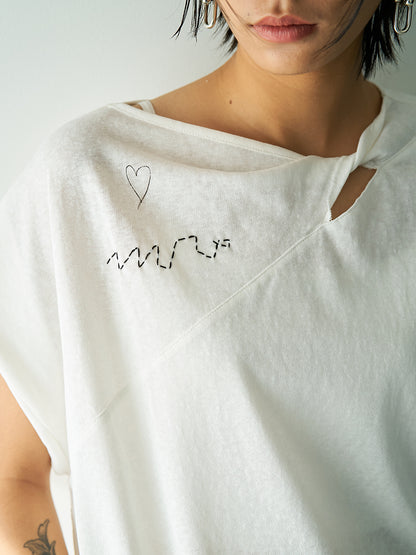 【予約販売】YENN TWIST PRINT TEE Y262-81058