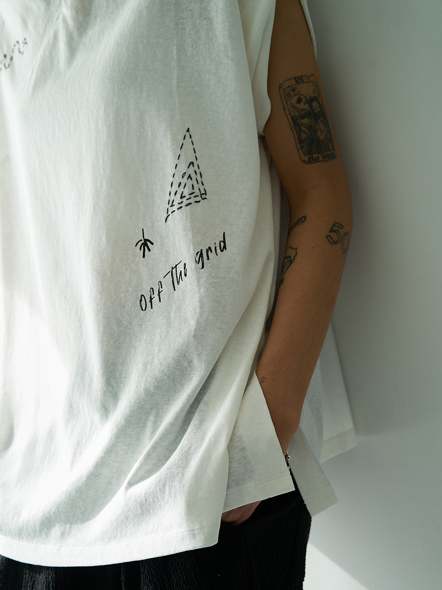 【予約販売】YENN TWIST PRINT TEE Y262-81058