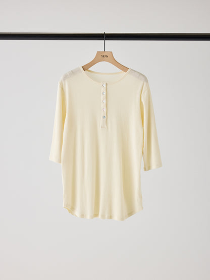 【予約販売】YENN HENRY NECK TEE Y262-82037