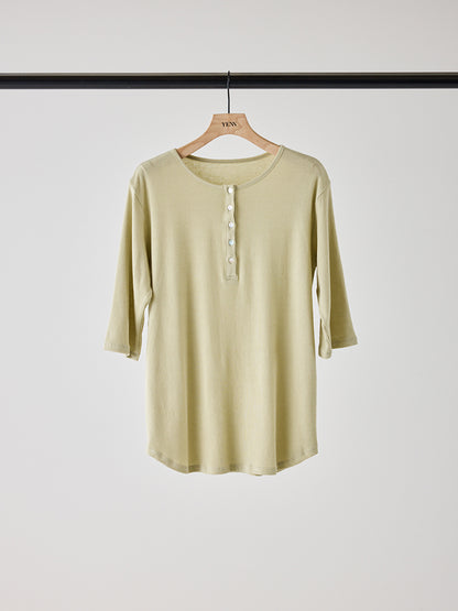 【予約販売】YENN HENRY NECK TEE Y262-82037