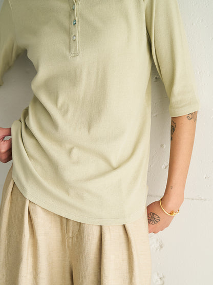 【予約販売】YENN HENRY NECK TEE Y262-82037