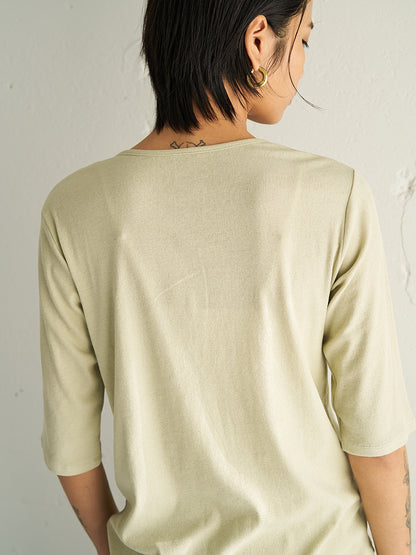 【予約販売】YENN HENRY NECK TEE Y262-82037