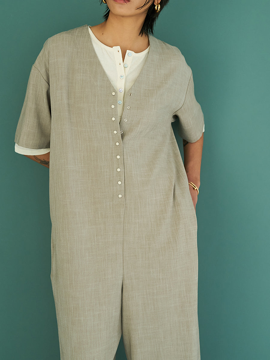 【予約販売】YENN HENRY NECK TEE Y262-82037