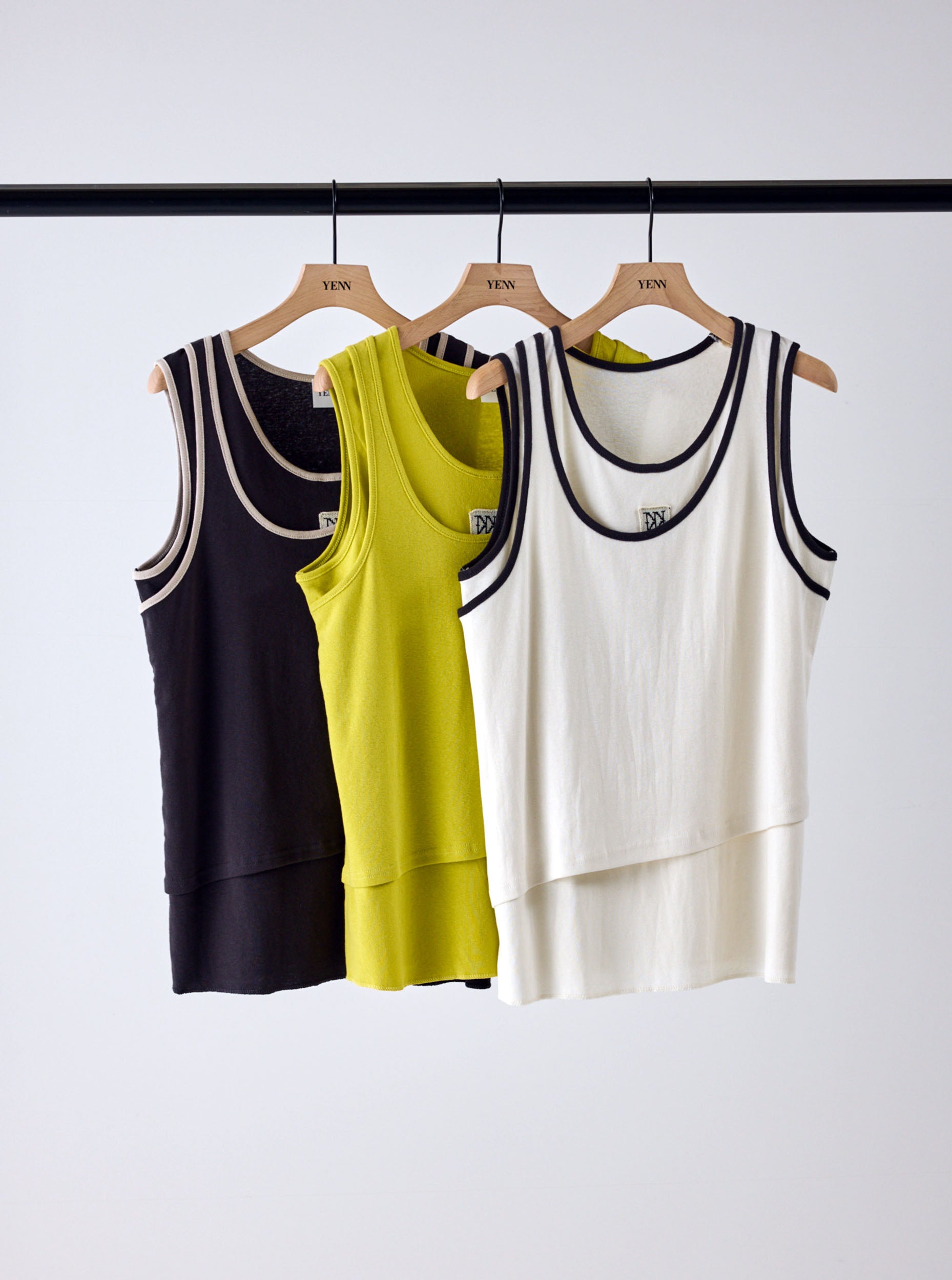 【予約販売】YENN COLOR LAYERED TANK Y262-82038