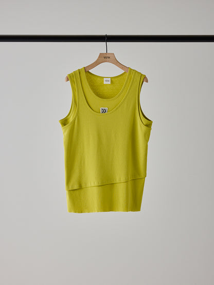 【予約販売】YENN COLOR LAYERED TANK Y262-82038