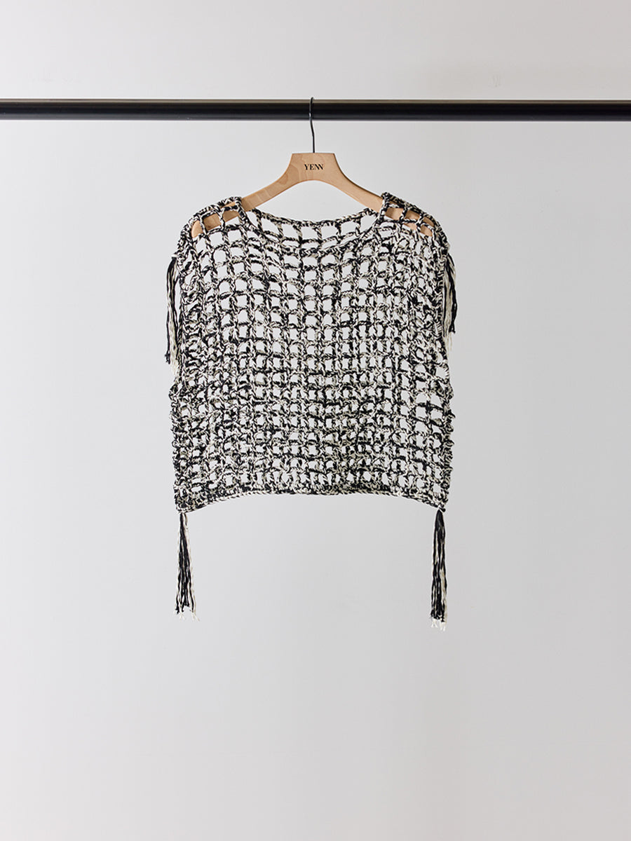 【予約販売】YENN CROCHET MESH TOPS Y262-91059