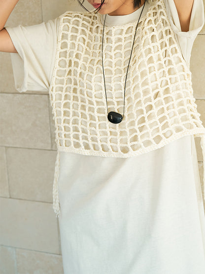 【予約販売】YENN CROCHET MESH TOPS Y262-91059