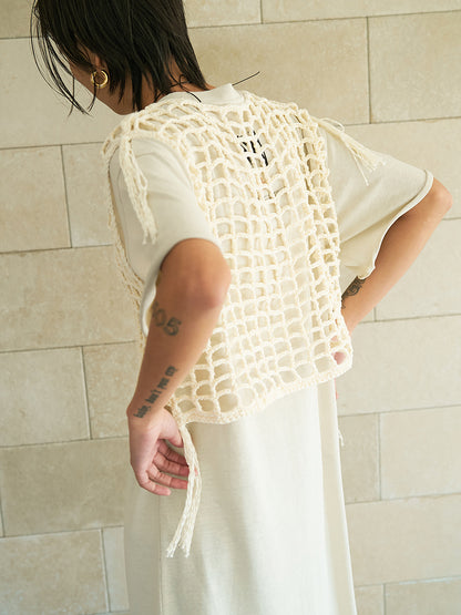 【予約販売】YENN CROCHET MESH TOPS Y262-91059