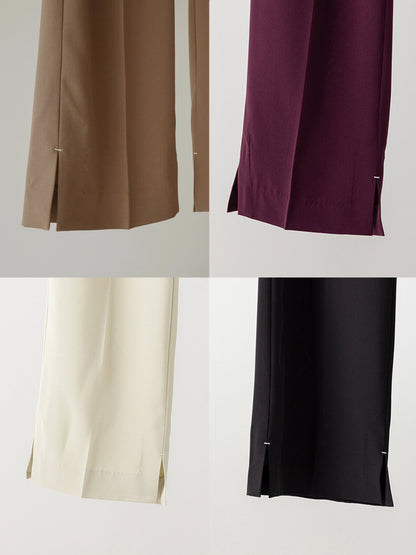 【予約販売】YENN SIDE SLIT SLACKS Y263-31107-2