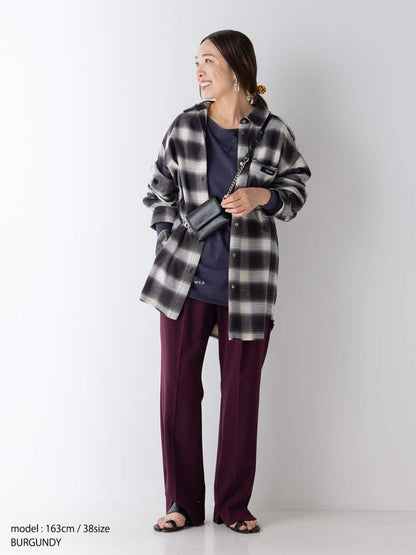 【予約販売】YENN SIDE SLIT SLACKS Y263-31107-2