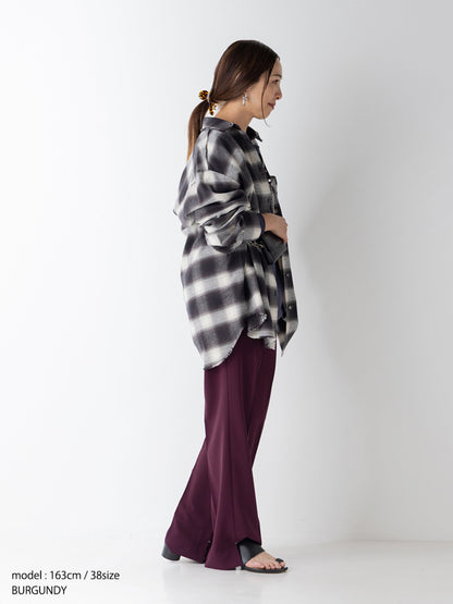 【予約販売】YENN SIDE SLIT SLACKS Y263-31107-2
