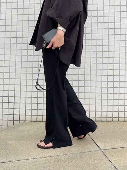 【予約販売】YENN SIDE SLIT SLACKS Y263-31107-2