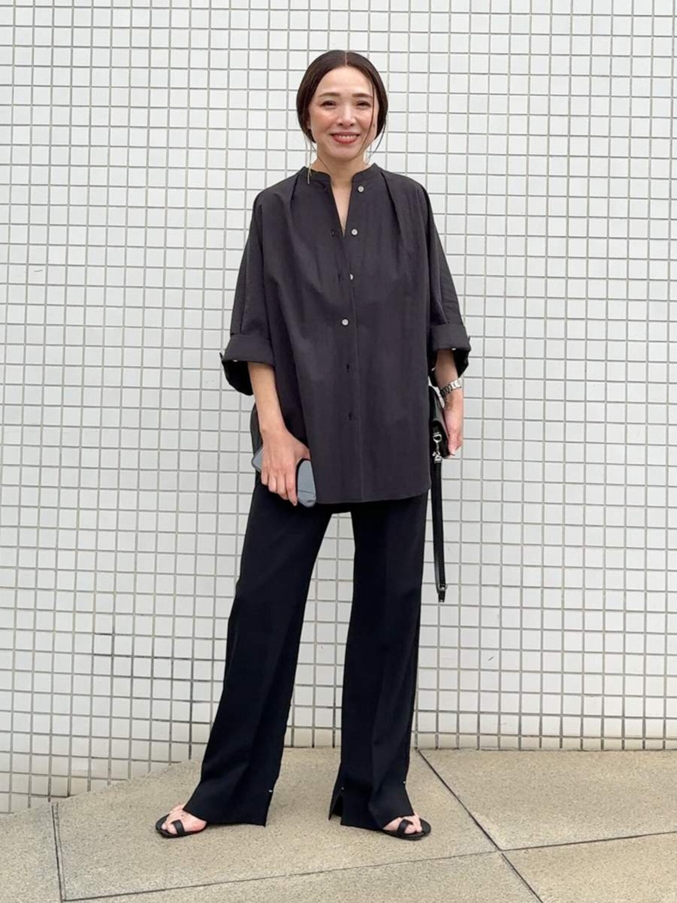 【予約販売】YENN SIDE SLIT SLACKS Y263-31107-2