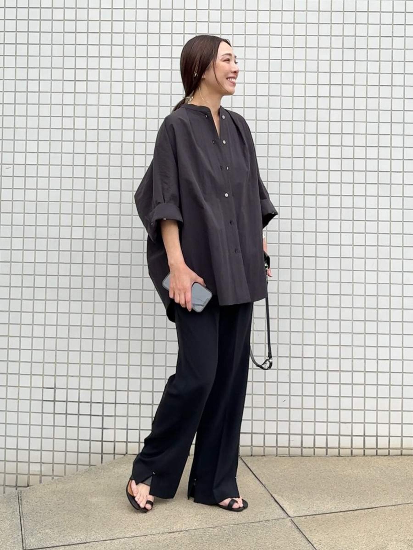 【予約販売】YENN SIDE SLIT SLACKS Y263-31107-2