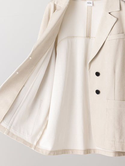 【予約販売】YENN FADED JERSEY JACKET Y263-41091