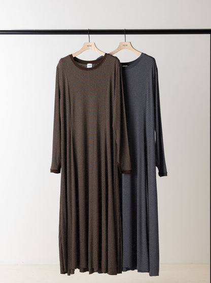【予約販売】YENN JERSEY FLARE DRESS Y263-52084