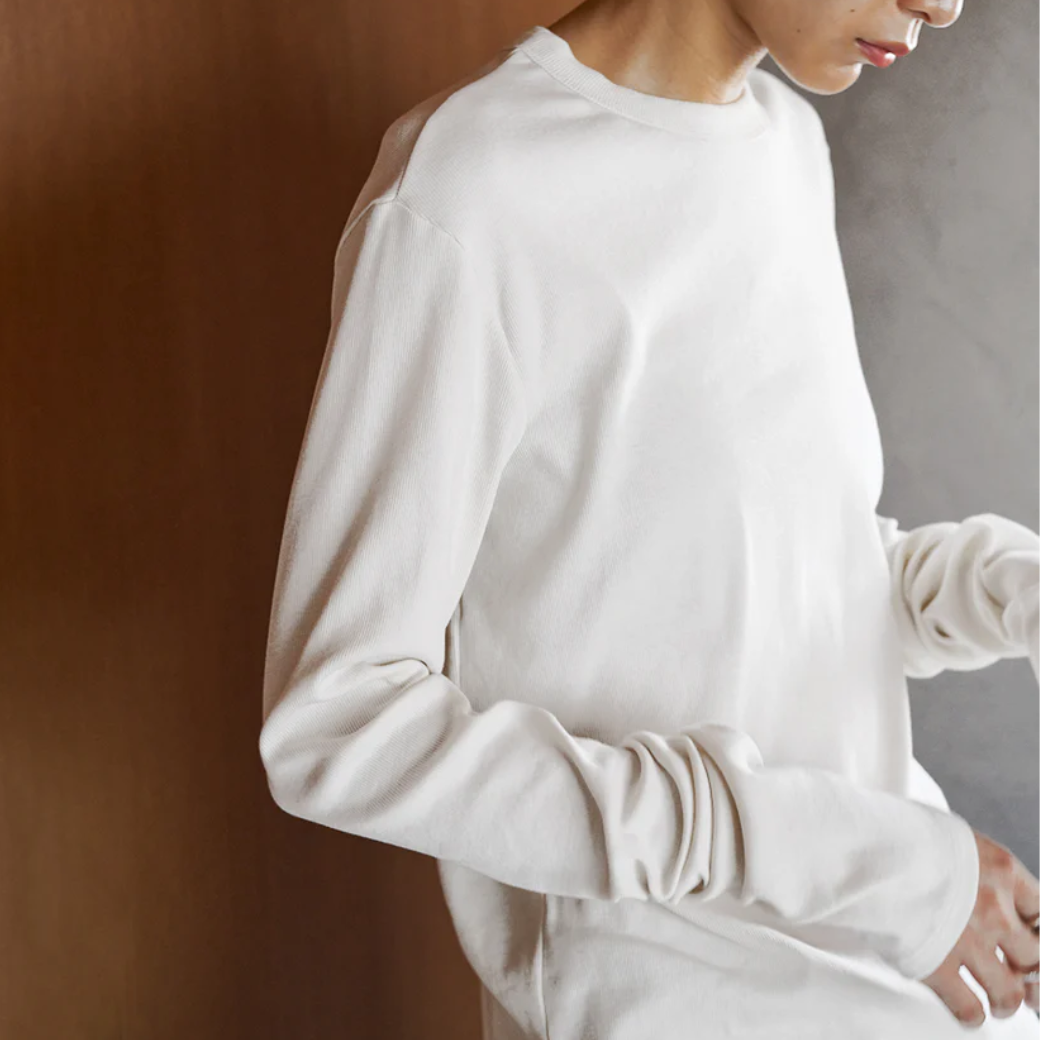 YENN COTTON RIB LONGTEE  Y263-81105
