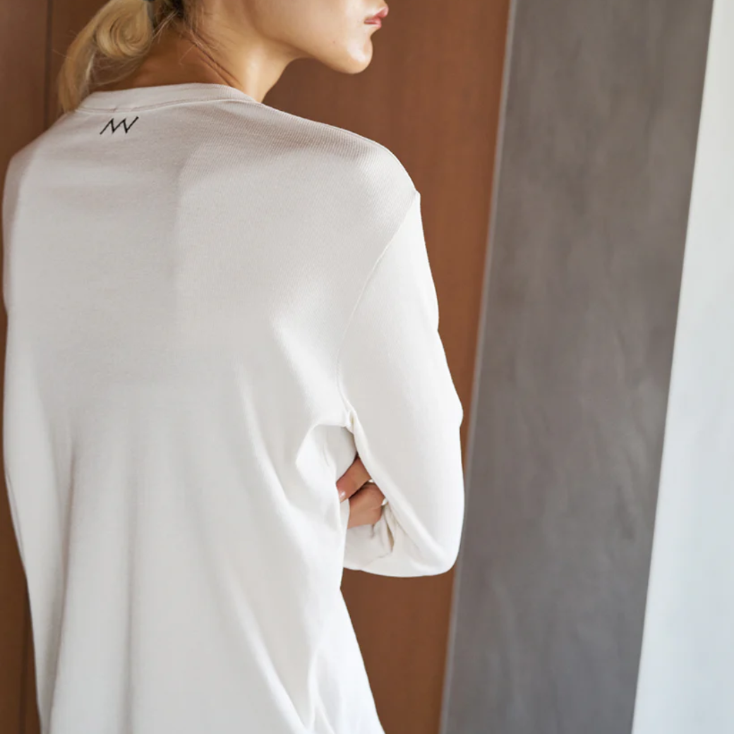 YENN COTTON RIB LONGTEE  Y263-81105