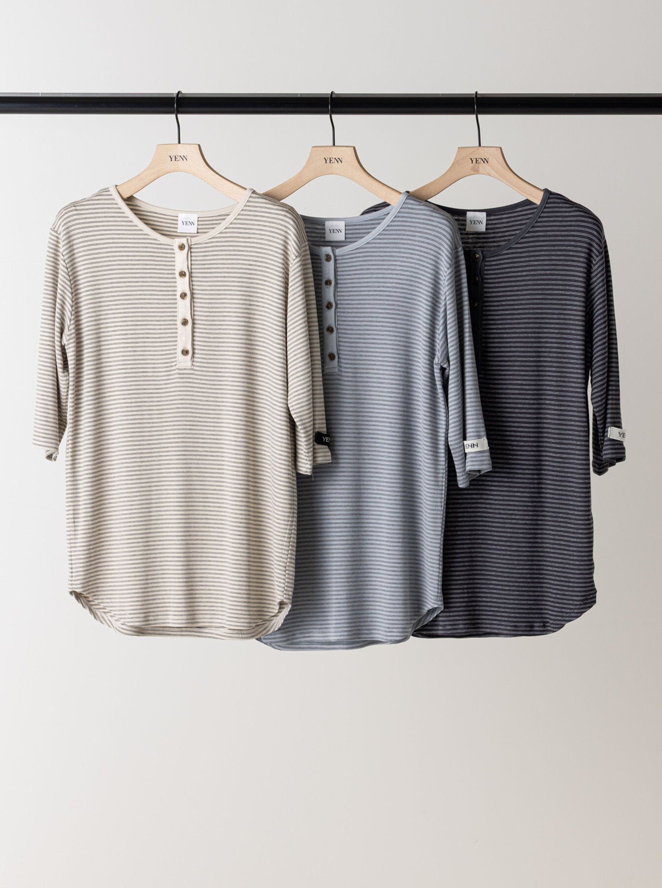 【予約販売】YENN HENRY 3,4 SLEEVE TEE Y263-82083
