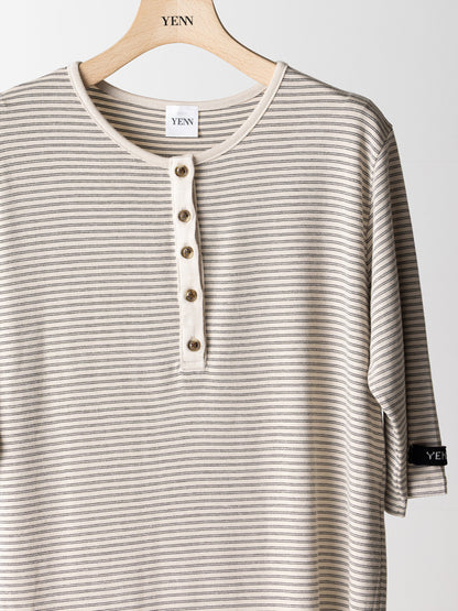 【予約販売】YENN HENRY 3,4 SLEEVE TEE Y263-82083