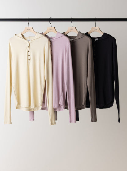 【予約販売】YENN HENRY HOODIE LONGTEE Y263-82085