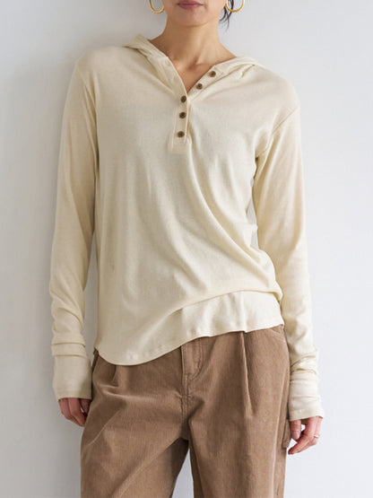 【予約販売】YENN HENRY HOODIE LONGTEE Y263-82085