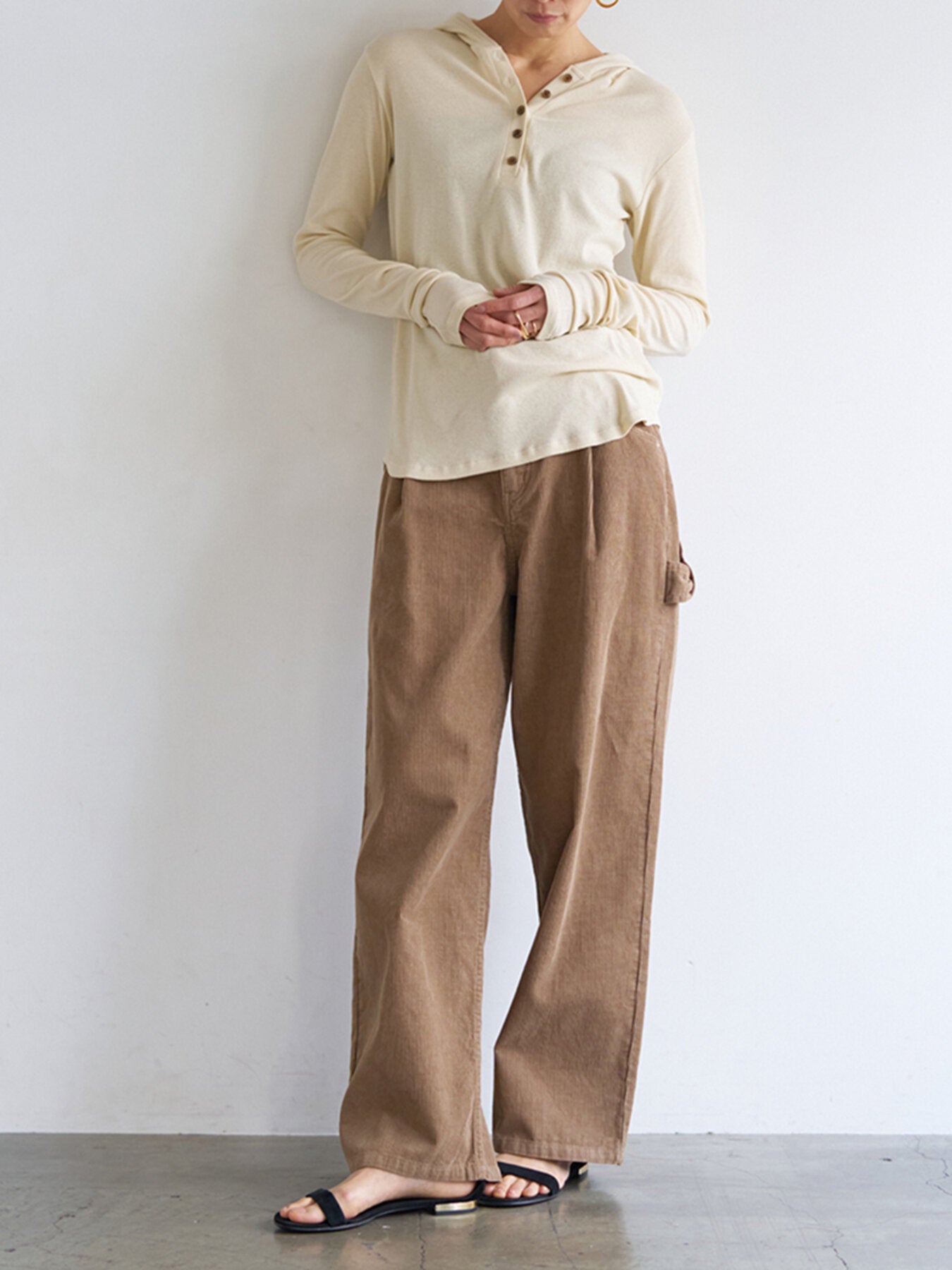 【予約販売】YENN HENRY HOODIE LONGTEE Y263-82085