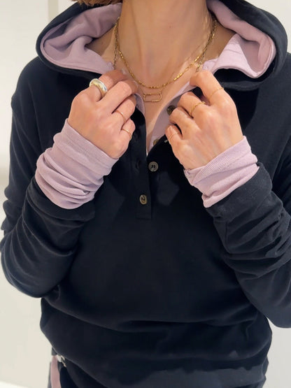 【予約販売】YENN HENRY HOODIE LONGTEE Y263-82085