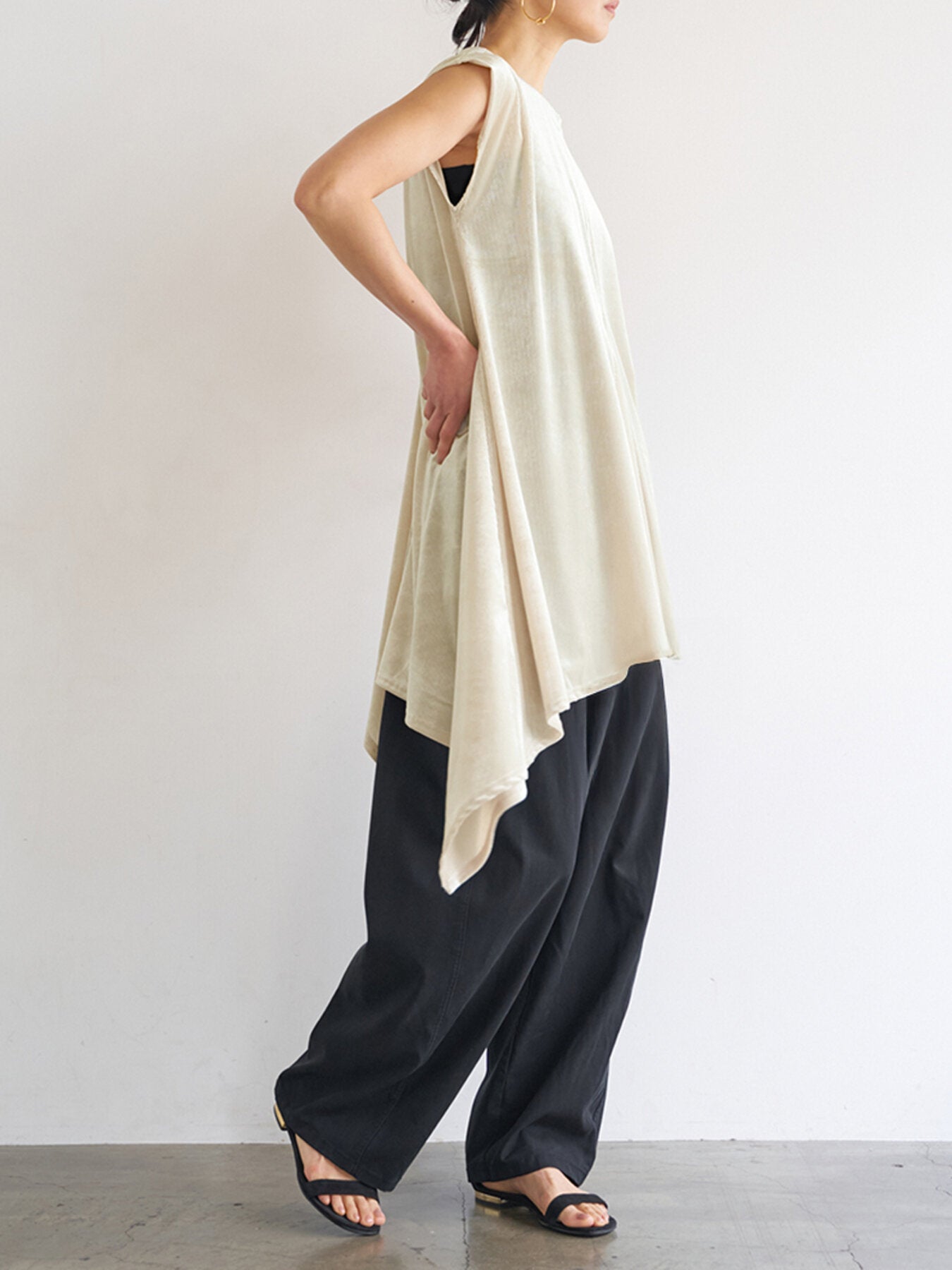 【予約販売】YENN IRREGULAR HEM TUNIC Y263-82087