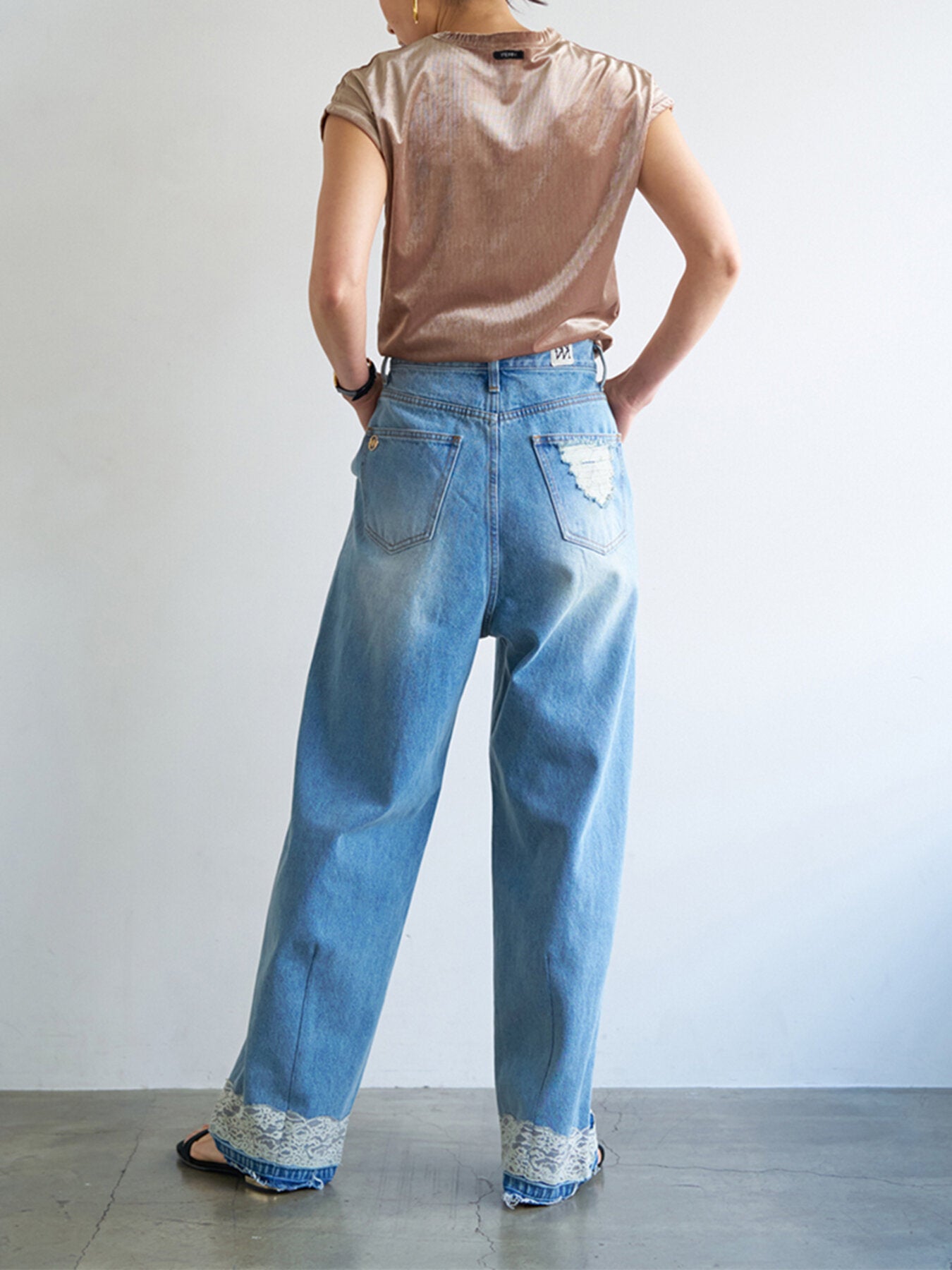 【予約販売】YENN VELVET SHORT SLV TEE Y263-82088