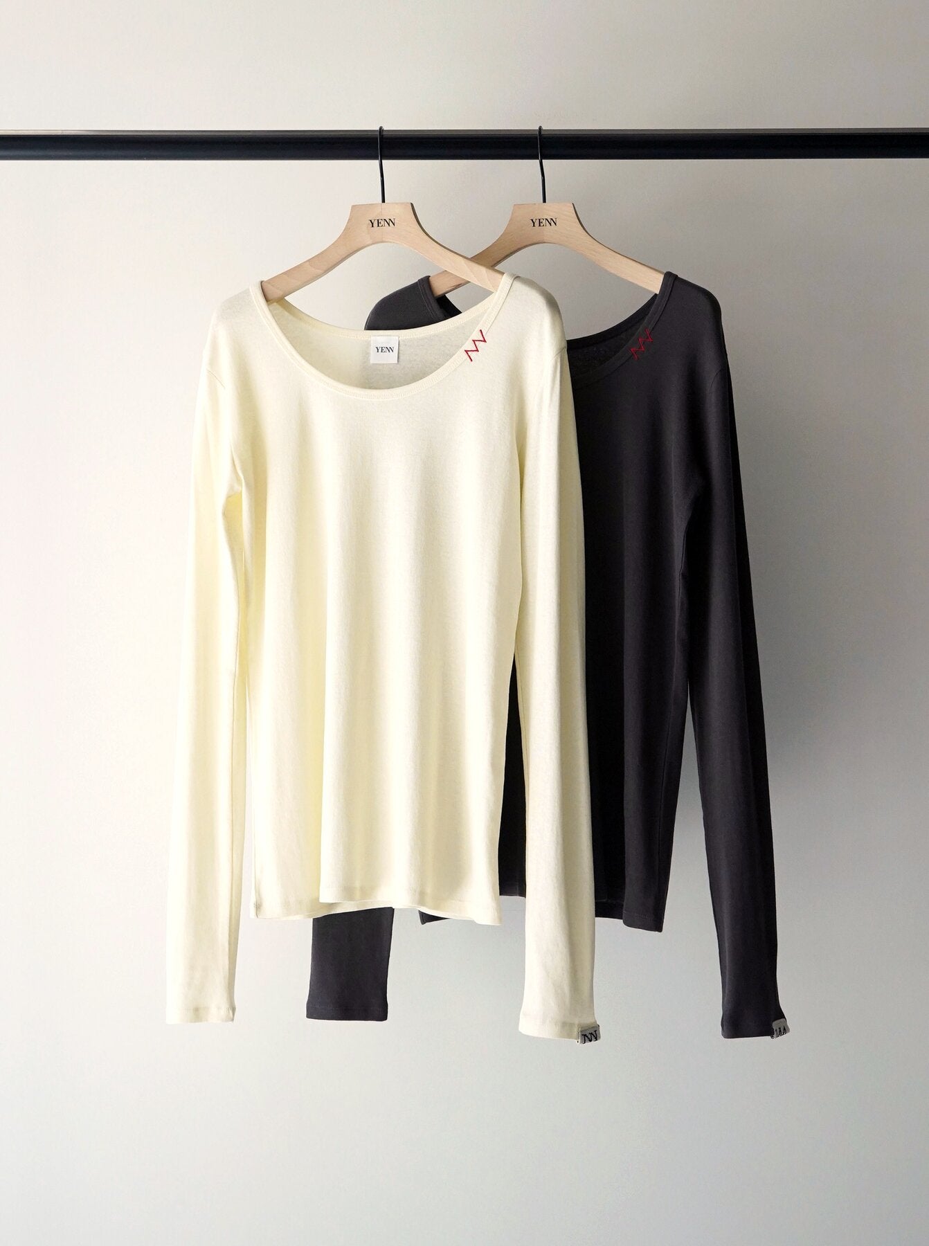 YENN U-NECK LONG TEE Y263-82089