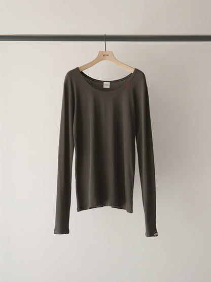 YENN U-NECK LONG TEE Y263-82089