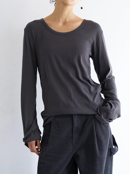 YENN U-NECK LONG TEE Y263-82089