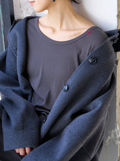 YENN U-NECK LONG TEE Y263-82089