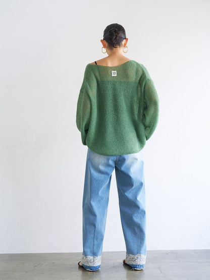 YENN SHEER MOHAIR KNIT PO Y263-91101